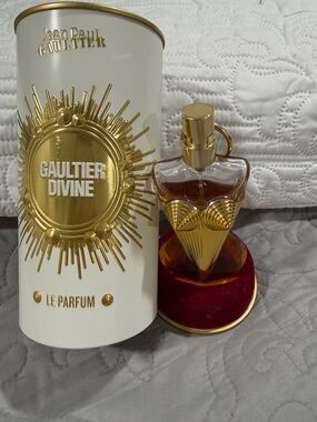 Jean Paul Gaultier Gold and White Perfume Tin